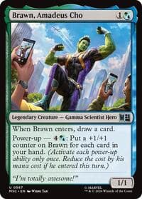 Brawn, Amadeus Cho - Commander: Marvel Super Heroes - Magic: The Gathering card