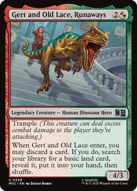 Gert and Old Lace, Runaways - Commander: Marvel Super Heroes - Magic: The Gathering card