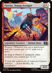 Patriot, Young Avenger - Commander: Marvel Super Heroes - Magic: The Gathering card