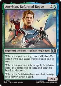 Ant-Man, Reformed Rogue - Commander: Marvel Super Heroes - Magic: The Gathering card