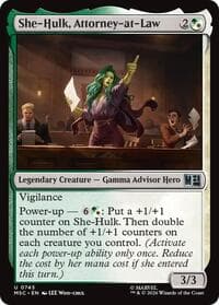 She-Hulk, Attorney-at-Law - Commander: Marvel Super Heroes - Magic: The Gathering card