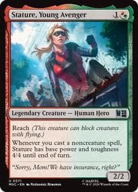Stature, Young Avenger - Commander: Marvel Super Heroes - Magic: The Gathering card