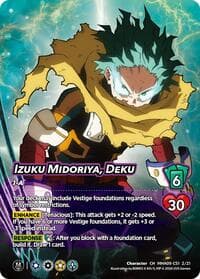 Izuku Midoriya, Deku - Challenger Series: My Hero Academia - Final Battle - UniVersus card