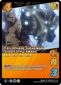 Cellophane Sugarman Shoot Style Smash - Challenger Series: My Hero Academia - Final Battle - UniVersus card
