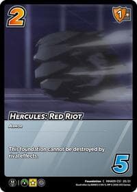 Hercules: Red Riot - Challenger Series: My Hero Academia - Final Battle - UniVersus card