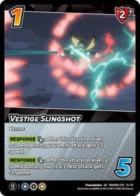 Vestige Slingshot - Challenger Series: My Hero Academia - Final Battle - UniVersus card