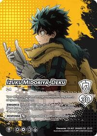 Izuku Midoriya, Deku (Alternative Art) - Challenger Series: My Hero Academia - Final Battle - UniVersus card
