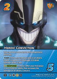 Heroic Conviction (Alternative Art) - Challenger Series: My Hero Academia - Final Battle - UniVersus card