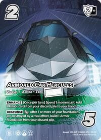 Armored Car Hercules (Alternative Art) - Challenger Series: My Hero Academia - Final Battle - UniVersus card