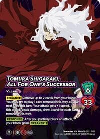 Tomura Shigaraki, All For One's Successor - Challenger Series: My Hero Academia - Final Battle - UniVersus card