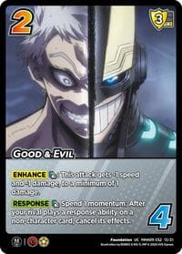 Good & Evil (13/21) - Challenger Series: My Hero Academia - Final Battle - UniVersus card