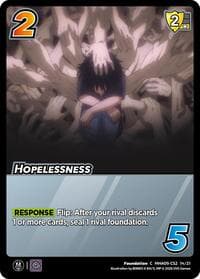Hopelessness - Challenger Series: My Hero Academia - Final Battle - UniVersus card