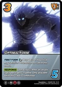 Optimal Form - Challenger Series: My Hero Academia - Final Battle - UniVersus card