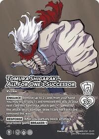 Tomura Shigaraki, All For One's Successor (Alternative Art) - Challenger Series: My Hero Academia - Final Battle - UniVersus card