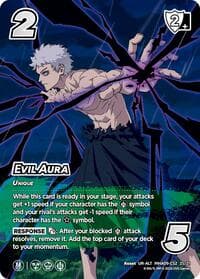 Evil Aura (Alternative Art) - Challenger Series: My Hero Academia - Final Battle - UniVersus card
