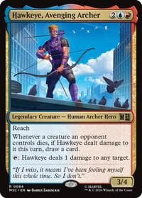 Hawkeye, Avenging Archer - Commander: Marvel Super Heroes - Magic: The Gathering card