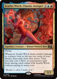 Scarlet Witch, Chaotic Avenger - Commander: Marvel Super Heroes - Magic: The Gathering card
