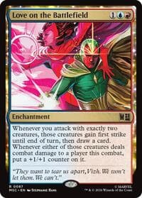 Love on the Battlefield (Surge Foil) - Commander: Marvel Super Heroes - Magic: The Gathering card