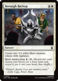 Borough Backup - Marvel Super Heroes - Magic: The Gathering card