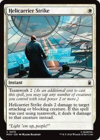 Helicarrier Strike - Marvel Super Heroes - Magic: The Gathering card