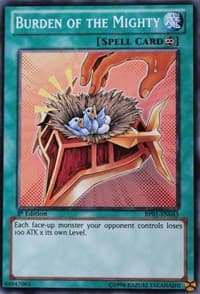 Burden of the Mighty (Starfoil) - Battle Pack: Epic Dawn - YuGiOh card