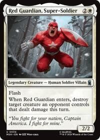 Red Guardian, Super-Soldier - Marvel Super Heroes - Magic: The Gathering card