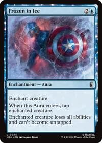Frozen in Ice - Marvel Super Heroes - Magic: The Gathering card