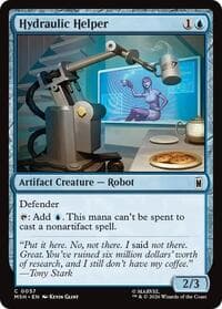 Hydraulic Helper - Marvel Super Heroes - Magic: The Gathering card