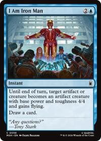 I Am Iron Man - Marvel Super Heroes - Magic: The Gathering card