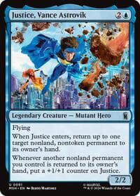 Justice, Vance Astrovik - Marvel Super Heroes - Magic: The Gathering card