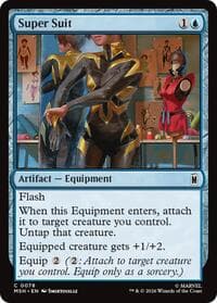 Super Suit - Marvel Super Heroes - Magic: The Gathering card