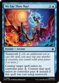 We Say Thee Nay! - Marvel Super Heroes - Magic: The Gathering card