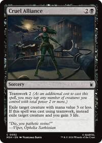 Cruel Alliance - Marvel Super Heroes - Magic: The Gathering card