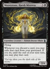 Moonstone, Harsh Mistress - Marvel Super Heroes - Magic: The Gathering card