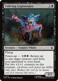 Unliving Legionnaire - Marvel Super Heroes - Magic: The Gathering card
