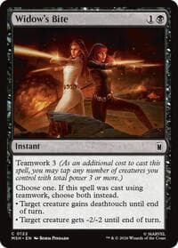 Widow's Bite - Marvel Super Heroes - Magic: The Gathering card