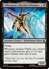 Yellowjacket, Heartless Marauder - Marvel Super Heroes - Magic: The Gathering card
