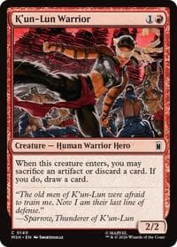 K'un-Lun Warrior - Marvel Super Heroes - Magic: The Gathering card