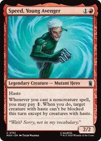 Speed, Young Avenger - Marvel Super Heroes - Magic: The Gathering card