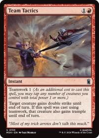 Team Tactics - Marvel Super Heroes - Magic: The Gathering card