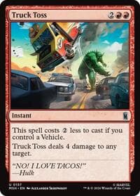 Truck Toss - Marvel Super Heroes - Magic: The Gathering card