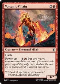 Volcanic Villain - Marvel Super Heroes - Magic: The Gathering card