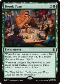 Heroic Feast - Marvel Super Heroes - Magic: The Gathering card