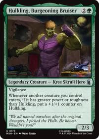 Hulkling, Burgeoning Bruiser - Marvel Super Heroes - Magic: The Gathering card