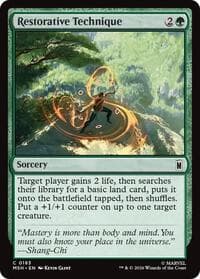 Restorative Technique - Marvel Super Heroes - Magic: The Gathering card