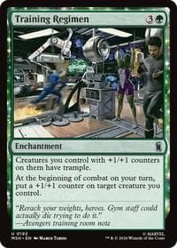 Training Regimen - Marvel Super Heroes - Magic: The Gathering card