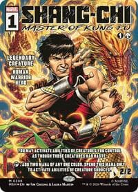Shang-Chi, Master of Kung Fu (Borderless) (0396) - Marvel Super Heroes - Magic: The Gathering card