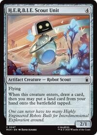 H.E.R.B.I.E. Scout Unit - Marvel Super Heroes - Magic: The Gathering card