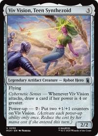 Viv Vision, Teen Synthezoid - Marvel Super Heroes - Magic: The Gathering card
