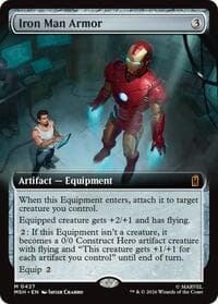 Iron Man Armor (Extended Art) - Marvel Super Heroes - Magic: The Gathering card